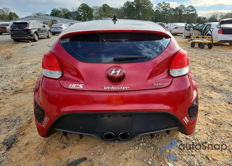 2015 Hyundai Veloster Turbo z USA, uszkodzony, nr VIN KMHTC6AE4FU216416